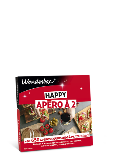 Wonderbox Coffret cadeau Happy apéro à 2 - Wonderbox