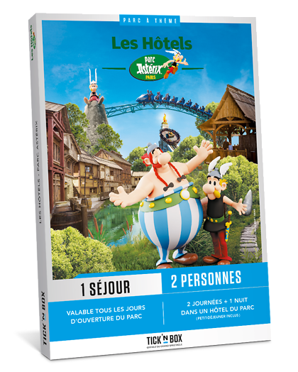 Wonderbox Coffret cadeau Parc Astérix Séjour - Wonderbox