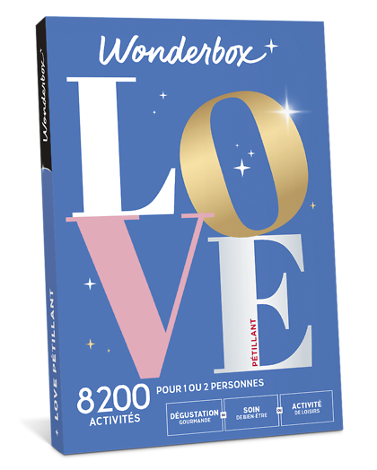 Wonderbox Coffret cadeau LOVE Pétillant - Wonderbox