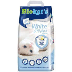 Biokat's White Dream classique litière pour chat 12 liter