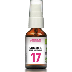 Dr Theiss Complexe Fleurs de Bach N°17 Sommeil 20ml