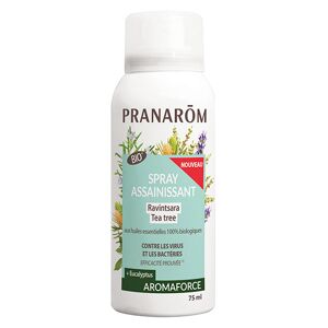 Pranarom Aromaforce Spray Assainissant Ravintsara Tea Tree Bio 75ml - Publicité