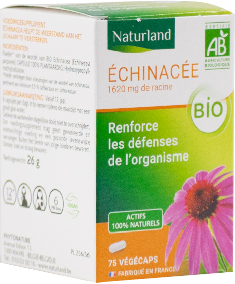 Naturland Echinacée Bio 75 végécaps