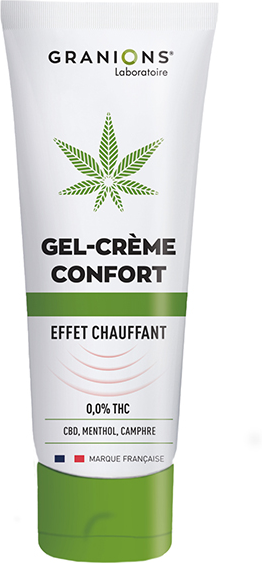 Laboratoire des Granions Granions Gel-Crème Confort CBD Effet Chauffant 75 ml