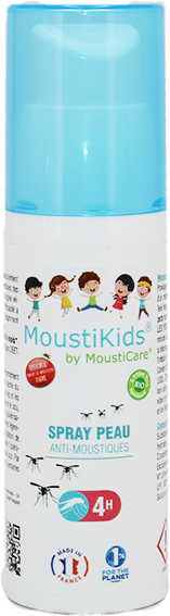 Mousticare MoustiKids Spray Peau Anti-Moustiques Enfant 30ml