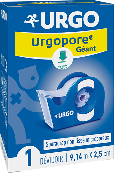 Urgo Médical Urgopore Géant Sparadrap Non Tissé Microporeux 2,5cm x 9,14m