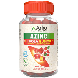 Arkopharma Azinc Acerola pot de 60 gummies