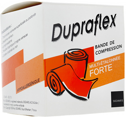 Sigvaris Dupraflex Bande de Contention Multi Etalonnée Forte 3m x 8cm