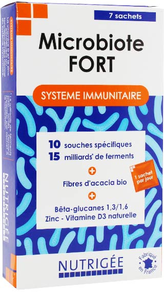 Nutrigée Microbiote Fort Système Immunitaire 7 sachets