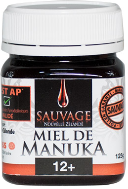 Miel de Manuka Sauvage 12+ 125g