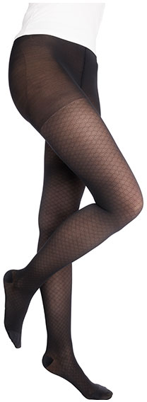 Sigvaris Styles Motifs Mosaïque Collant Classe 2 Long Taille L Noir