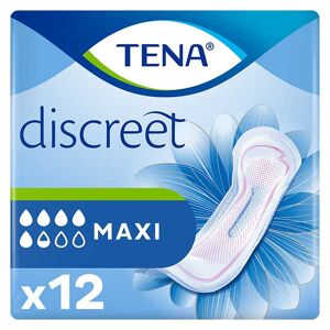 TENA Discreet Serviette Hygiénique Maxi 12 unités - Publicité
