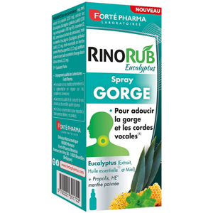 Forté Pharma RinoRub Spray Gorge irritée Toux Huile Essentielle Menthe