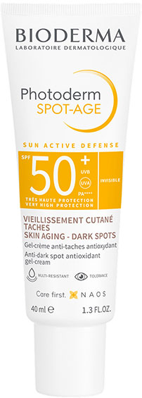 Bioderma Photoderm Spot-Age Gel-Crème Antioxydant Anti Tâches SPF50+ 40ml