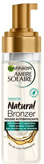 Garnier Ambre Solaire Natural Bronzer Mousse Autobronzante 200ml