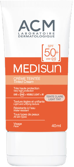 ACM Médisun Crème Teintée SPF50+ Teinte Claire 40ml