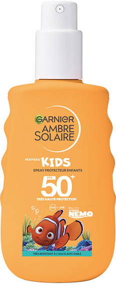 Garnier Ambre Solaire Spray Protecteur Enfants Nemo Disney SPF50+ 150ml