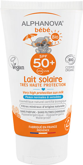 Alphanova Sun Bébé Lait Solaire Bio SPF50+ 50ml