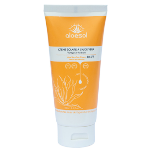 Aloesol Crème Solaire Minérale à l'Aloe Vera SPF30 Bio 100ml