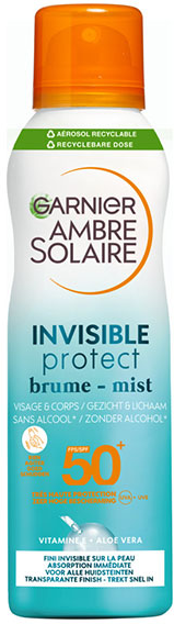 Garnier Ambre Solaire Invisible Protect Brume SPF50+ 200ml