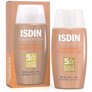 ISDIN Fotoprotector Fusion Water Color Medium Crème Solaire Visage Teintée SPF50 50ml - Publicité