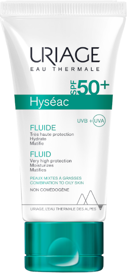 Uriage Hyséac Fluide Solaire SPF50+ Peaux Mixtes à Grasses 50ml