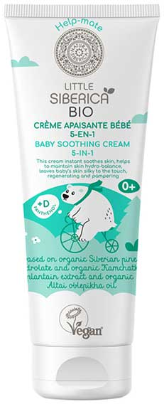 Natura Siberica - Crème Apaisante 5-en-1 pour Bébé certifiée BIO 75 ml