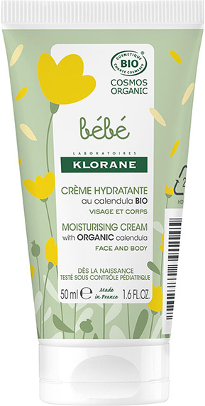 Klorane Bébé Crème Hydratante Bio 50ml