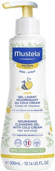 Mustela Bain & Toilette Gel Lavant Nourrissant au Cold Cream 300ml