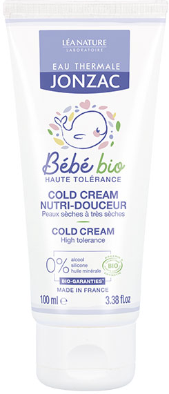 Eau Thermale Jonzac Bébé Cold Cream Nutri-Douceur Bio 100ml