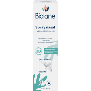 Biolane Spray Nasal Eau de Mer Bébé 100 % Naturelle