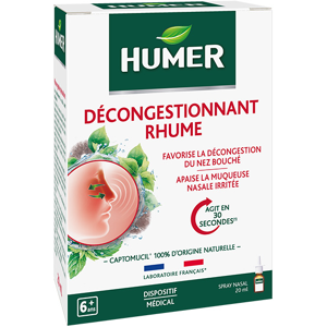 Humer Décongestionnant Rhume dès 12 ans Spray Nasal 20ml