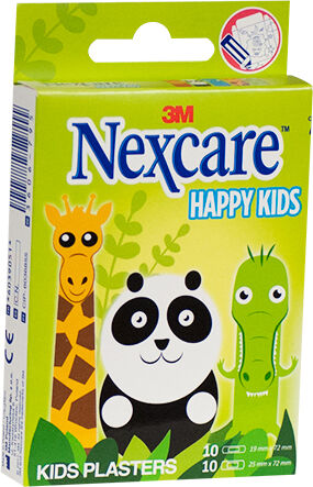 Nexcare 3M Nexcare Happy Kids Animaux 20 pansements