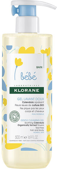 Klorane Bébé Calendula Gel Lavant Doux 500ml