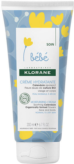 Klorane Bébé Calendula Crème Hydratante Visage et Corps 200ml