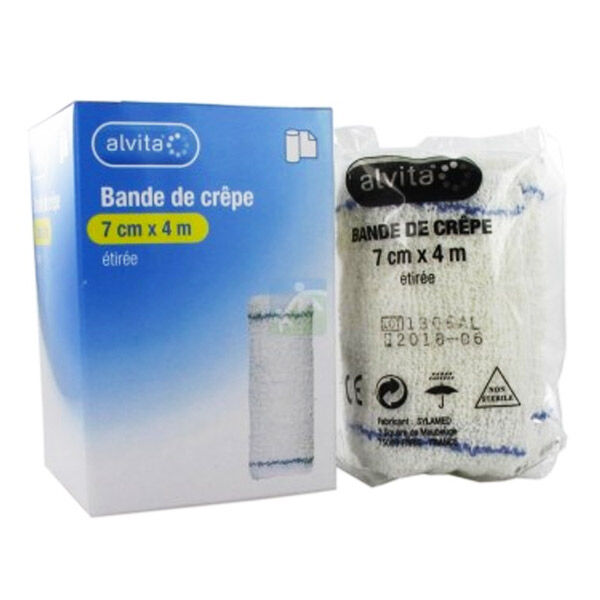 Alvita Bande de Crêpe 7cm x 4m