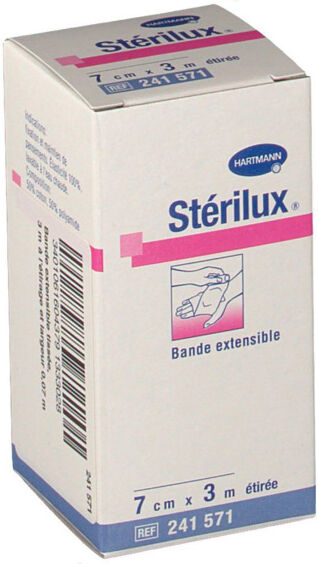 Hartmann Paul Sterilux Bande Extensible 7cm x 3m