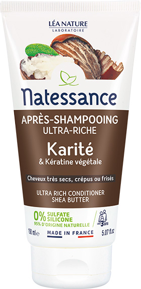 Natessance Après-Shampoing Baume Karité 150ml