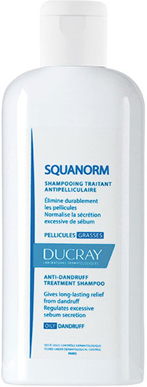 Ducray Squanorm Shampoing Traitant Antipelliculaire 200ml