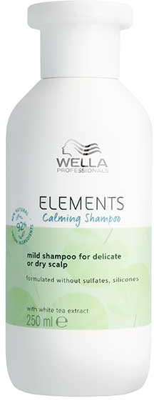 Wella Professionals Elements Shampoing apaisant sans sulfate pour cuir chevelu sec ou délicat 250ml