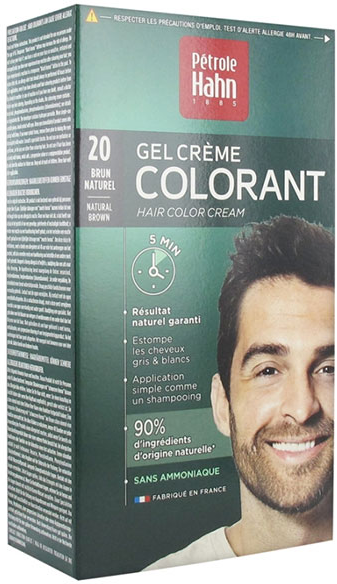 Petrole Hahn Gel Crème Colorante Douce Sans Ammoniaque n°20 Brun