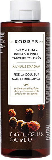 Korres Capillaire Shampoing Post-Coloration à l'Argan 250ml