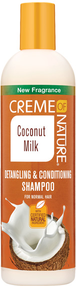 Creme of Nature, CNI, Shampoing lait de coco, démêlant et revitalisant (354ml)