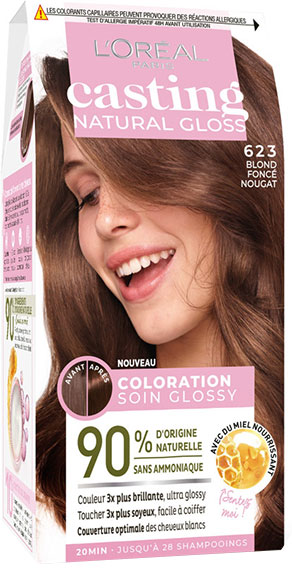 L'Oréal Paris Casting Natural Gloss Coloration 623 Blond Foncé Nougat