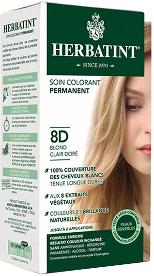 Phytoceutic Herbatint 8D Blond Clair Doré 150 Ml