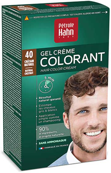 Petrole Hahn Crème Colorante Douce Sans Ammoniaque n°40 Châtain Naturel