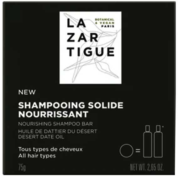 Lazartigue Shampoing Solide Nourrissant 75g