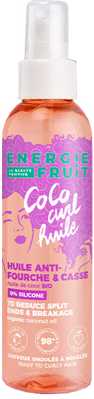 Energie Fruit Cheveux Huile Coiffante Coco & Huile de Karité 150ml