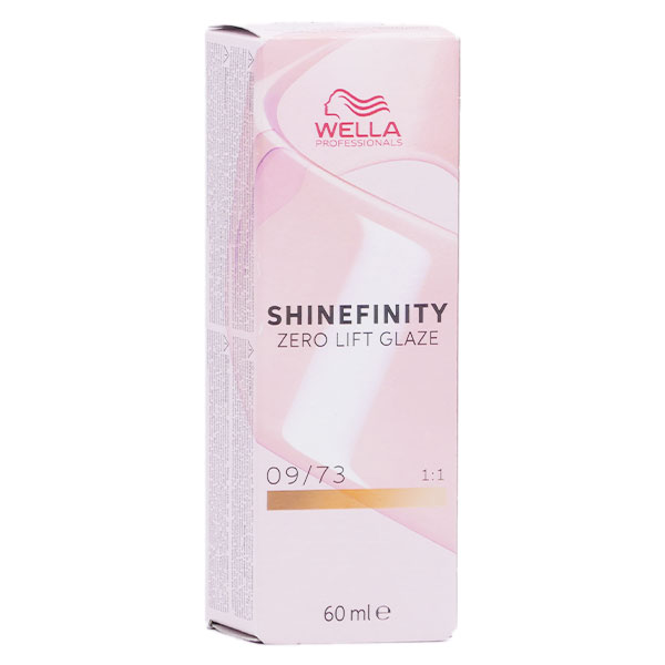 Wella Professionals Shinefinity Zero Lift Glaze Coloration Semi-Permanente 09/73 Lait Caramel 60ml