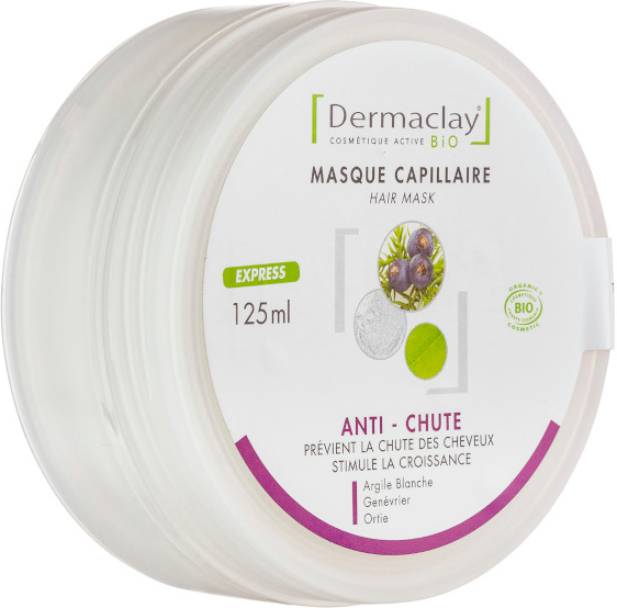 Dermaclay Soin Capillaire Masque Anti-Chute Bio 125ml